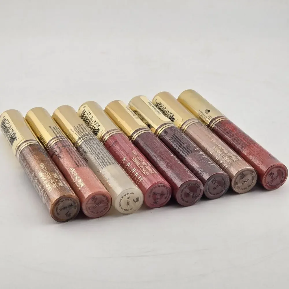 IMAN Luxury Lip Shimmer Lip Gloss Lot Of 8 Assorted Shades Mixed Colors Lot New